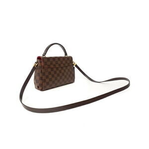 Louis Vuitton Damier Bag Croisette Ebene Brown Shoulder